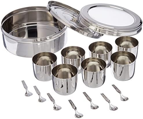 Tabakh MD-SS Storage Containers, None, Silver