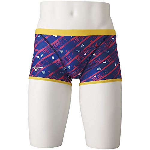 MIZUNO(미즈노) 수영경기 수영복 트레이닝 연습용 맨즈 exa-《―스츠》 쇼트 스패츠(Spats) N2MB0567 핑크 사이즈:XL