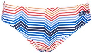 arena 수영복.멀티 컬러 스트라이프 Maxlife 브리프 수영복. Multicolor Stripes Maxlife Brief Swimsuit 맨즈