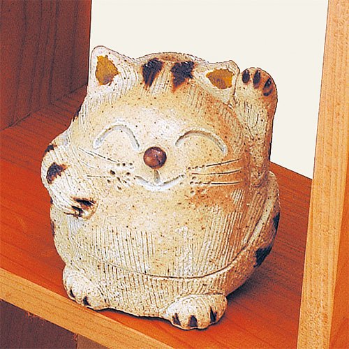 향로 호호에미 고양이 소 H7cm HANDMADE 선물 일식 그릇 귀여운 인테리어