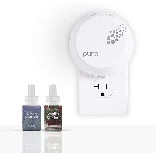 Pura Smart Home 향수 디바이스 스타터 팩 심플리 라벤더와 유자시토론
