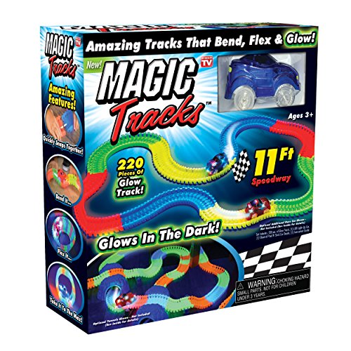 Magic Tracks 구부러지고 어둠에서 빛나는 매직 트랙 플레이 세트