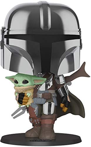 Pop 스타워즈 Mandalorian - 10 Inch Chrome Child Vinyl Action Figure