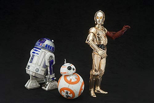 Kotobukiya 스타워즈 Episode 7 Force Awakens C-3PO & R2-D2 BB-8 ArtFX+ Statue