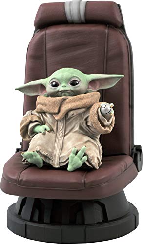 DST 스타워즈 Mandalorian Child Chair 12 Scale Statue