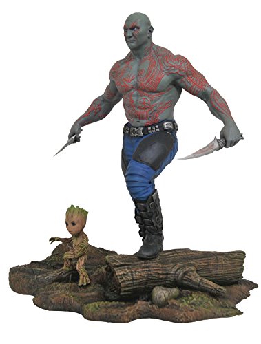 Diamond 셀렉트 토이 Marvel 갤러리 Guardians Galaxy Vol. 2 Drax & Groot PVC Figure