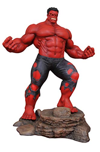 DIAMOND 셀렉트 토이 Marvel 갤러리 Red Hulk PVC Figure,Multicolor,One-Size
