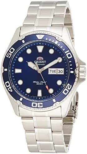 Orient Men 스테인레스 스틸 Japanese Automatic Hand-Winding 200 Meter Diver 스타일 Watch