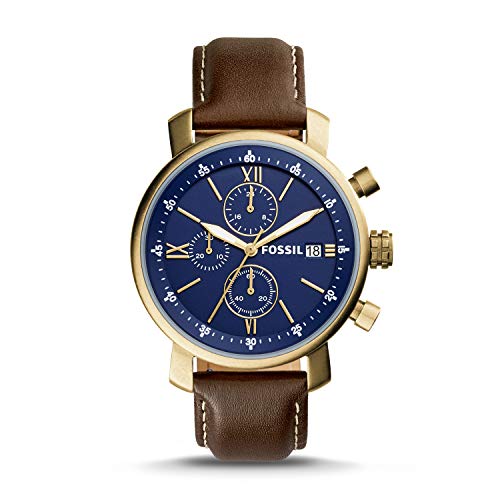 Fossil Rhett Chronograph Brown Leather Watch BQ2099