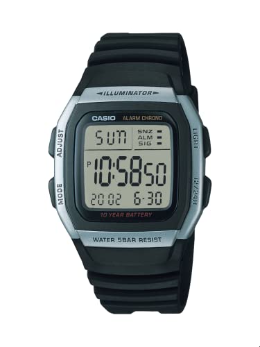 Casio Mens W96H-1AV Sport Watch with Black Band