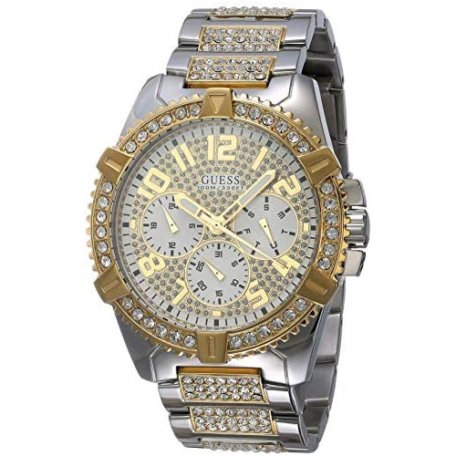 Guess 48MM 크리스탈 Embellished Watch