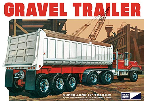 MPC 3-Axle Gravel Trailer 125 Scale Model Kit