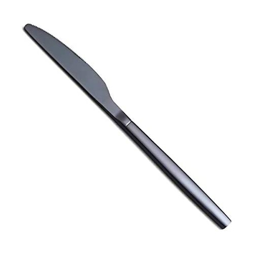 Berglander 매트 Dinner Knives 세트 4 티타늄 Shiny Plating 스테인레스 스틸 Knife Butter Table Dishwasher Safe
