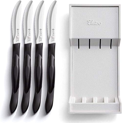 CUTCO 세트 4 Steak/Table Knives #1759 - 클래식 Black