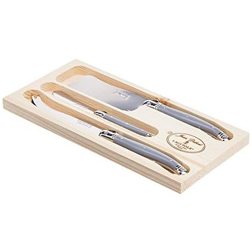 Jean Dubost 3 Piece Cheese Set, Gray