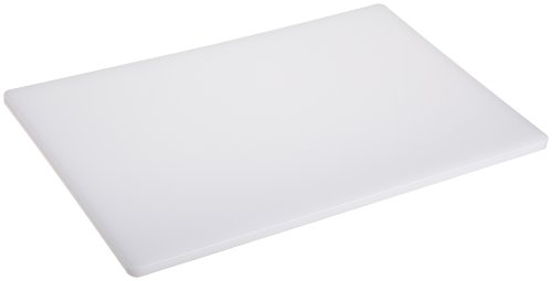 Plastic Cutting Board 18x24 1/2 Thick White, NSF Approved Commercial Use