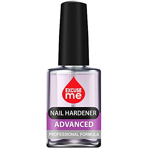 Excuse Me Nail Hardener Advanced Formula Strengthener Growth System 0.5 oz