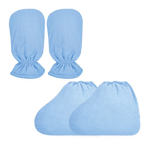 Charmyth Liners Hand Foot Disposable Thermal Heated Mitt Paraffin Bath Treatments Bags Plastic Liner Socks Gloves Hot Wax Therapy 100