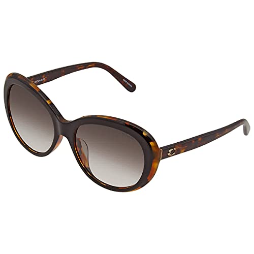 코치 선글라스 ASIA FIT 0HC8259F 544611 매트 Tortoise/GRAY GRADIENT LENS 일본 56 FREE 사이즈