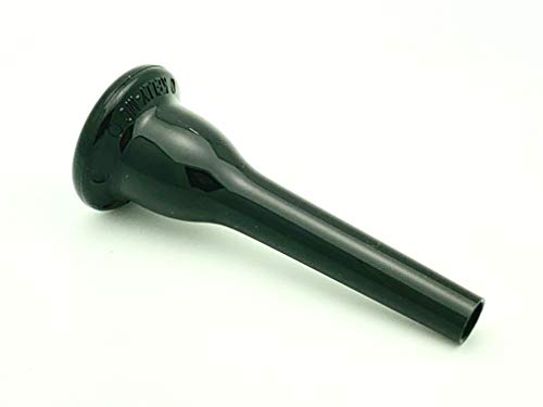 KELLY-MC - Medium-Cup French Horn Lexan-Mouthpiece - Jet-Black