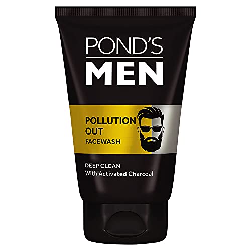 Pond Men Pollution Out Activated 차콜 딥 Clean Facewash 50 g