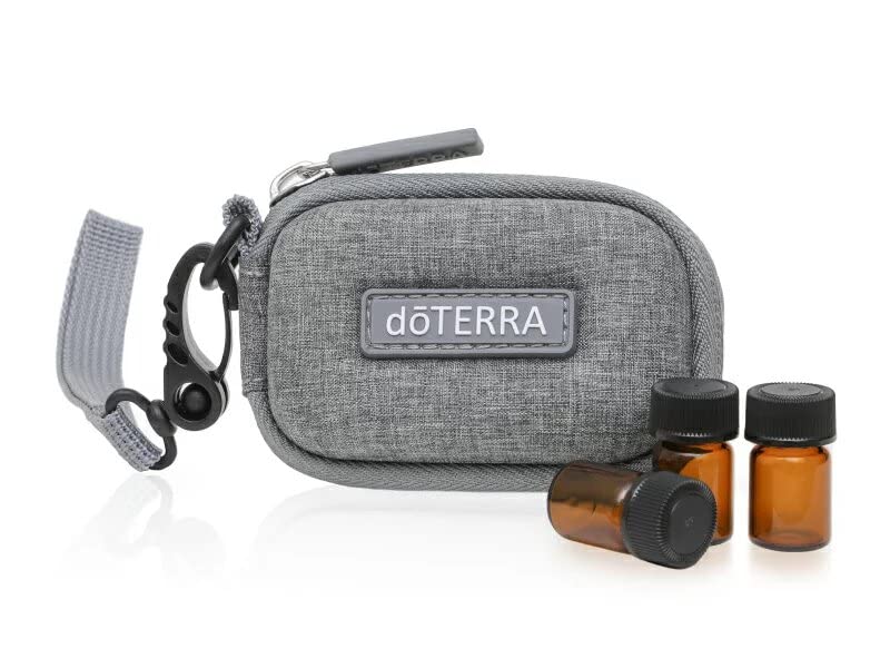 doTERRA드 테라 미니 보틀 케이스 블랙 2ml 8개 정유 essentional 오일 휴대 파우치 검정