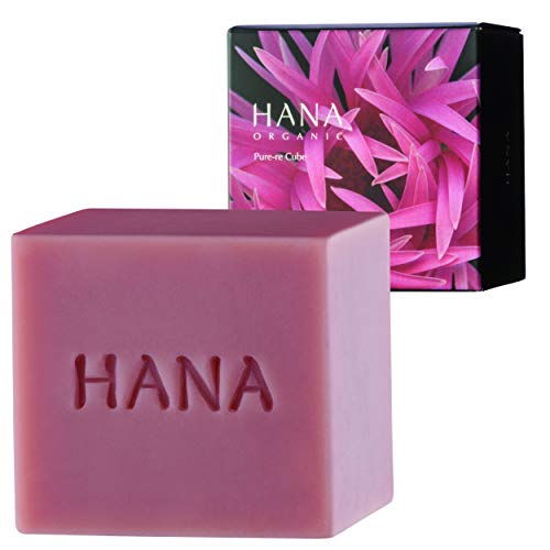 HANA ORGANIC 퓨어 re 큐브 거품에 씻는 세안 비누 미용액 오일화정유 배합 85g