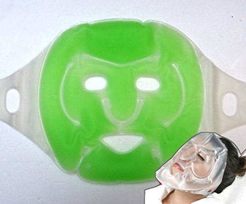 페이스 마사지 쿨 아이스 마스크 팩 반영구적인 페이셜 모공 수축/녹색/Face Cool Massage Ice Mask팩 Semi-permanent Facial Massager Contracting Pores/Green Color