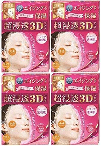 피부미정 초침투 3D 마스크 에이징 보습 4매x4개세트