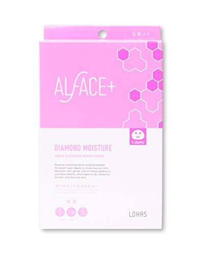 ALFACE 씨트 마스크 다이아몬드 모이스처 5 매 상자 페이스