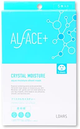 ALFACE 씨트 마스크 크리스탈 모이스처 5 매 상자 페이스