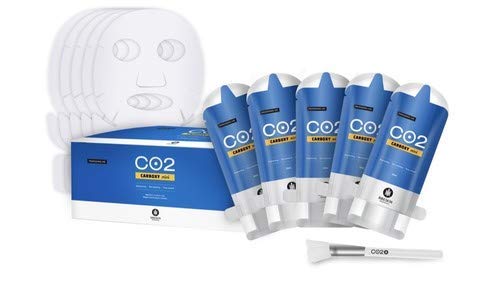 CARBOXY 카보키시 탄산 팩 5회분 5 매 Co2파우더 페이스 마스크 상자 없음