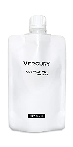 VERCURY 바 퀴리 미스트 세안리필용 남성 90ml 약1개월분 세안 검은 얼룩 모공 케어 거친 피부 번들거림 끈적임 코