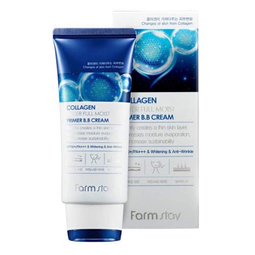 Farmstay Collagen Water Full Moist Primer BB Cream 콜라겐 워터 풀 모이스트 primerBB크림50g SPF50+/PA+++