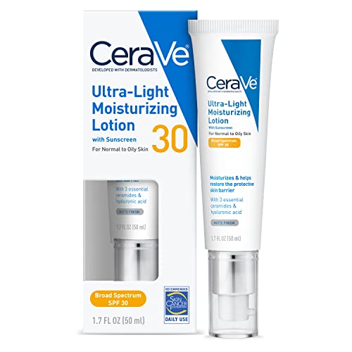 세라비 울트라 라이트 모이스차라이진쿠후이스로션 SPF30 1.7온스 CeraVe Ultra-Light Moisturizing Face Lotion Sunscreen SPF 30-1.7oz