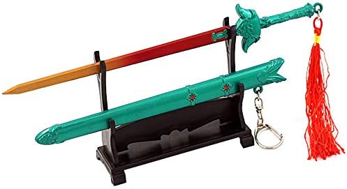 JQtrend 장난감 군대 장비품 합금 도검 220mm 도장필 액션 피규어의 무기 화상색