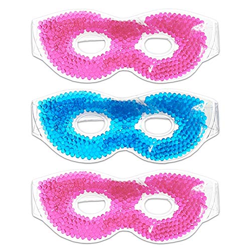 Hot Cold Therapeutic Bead Pearl Gel Eye Masks팩 3