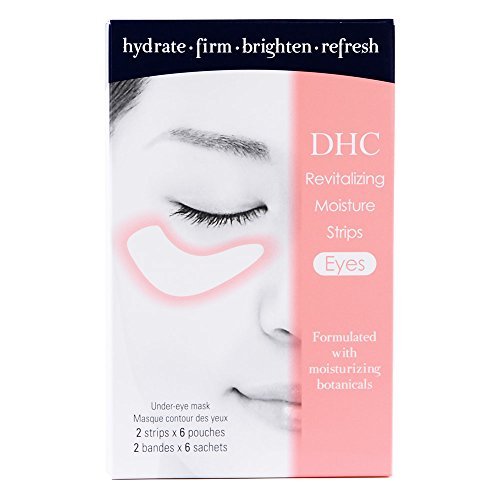 DHC Revitalizing Moisture Strips Eyes 2 Count Gel Strip Masks 6 Applications Each