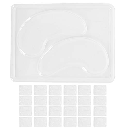 Eyes 마스크 Mold 25pcs Transparent DIY Eye Portable Reusable Patch Tray 플레이트 Set