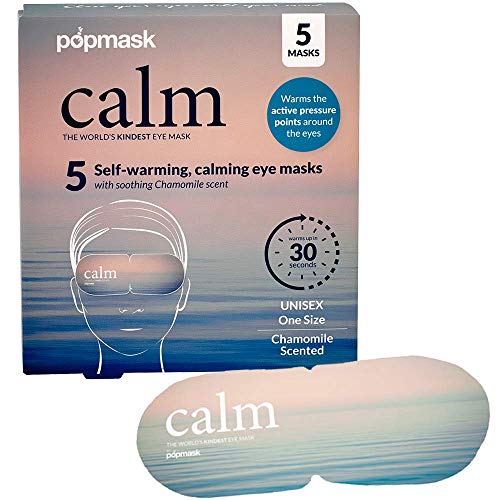 Popmask Calm Self Heated Eye 마스크 Chamomile 5 Pack