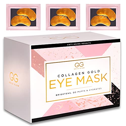 Gold Glow 30 Pairs Under Eye Patches 다크 Circles Treatment 여성 Masks Puffiness I Collagen 마스크 Wrinkle Cooling Pads Bags