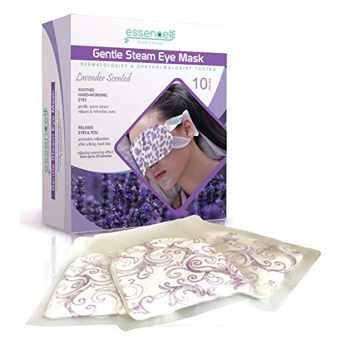 Heat Eye 마스크 슬리핑 Dry Puffy Eyes 다크 Circles Heated Travel Spa Stye treatment,Disposable - 라벤더 Scented Mask