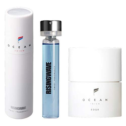RISINGWAVE 라이징 웨이브 트위스트 향수 라이트 블루+오션 트리코 오버 드라이브 20ml+80g 코프레