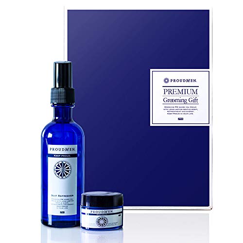 프라우드 멘 프리미엄 기프트 세트 슈트 re후렛샤200ml + glue 밍 바무40g 남성 선물 향수