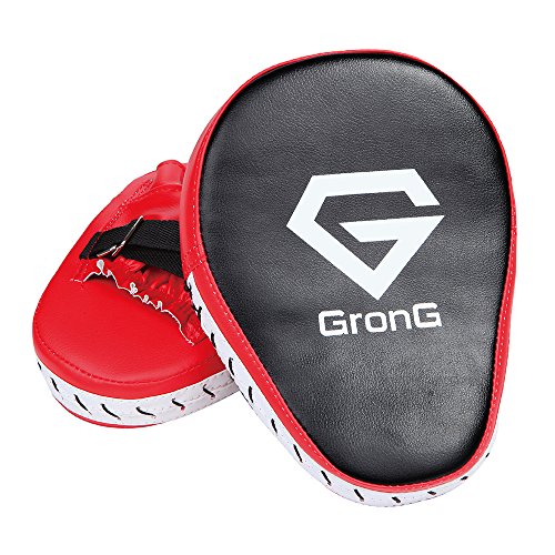 GronG 구론구 펀칭 미트 복싱 좌우 세트 만곡형