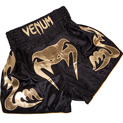 VENUM 베넘 무에타이 쇼츠 Bangkok Inferno 방콕 인페르노 검정/골드