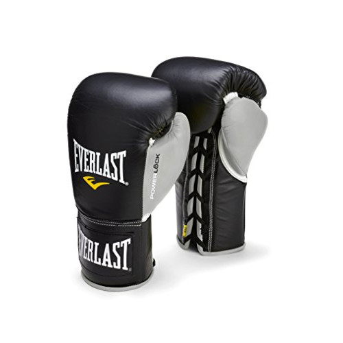 Everlast PowerLock Pro 파이트 글로브 10온스 블랙 Gry