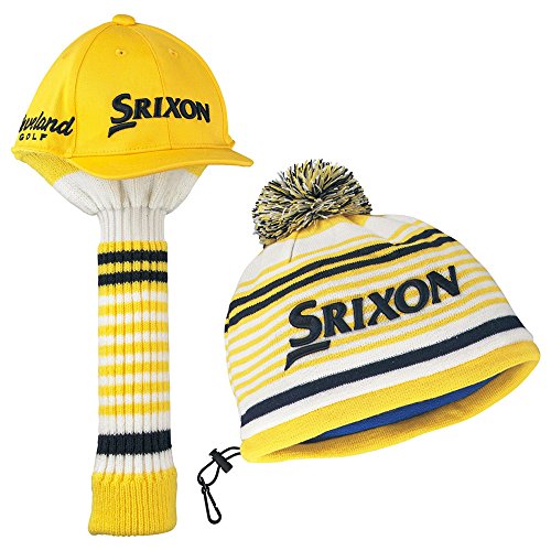 DUNLOP 던롭 헤드 커버 SRIXON 커버&ampamp아이언 세트 GGF-70160 옐로우