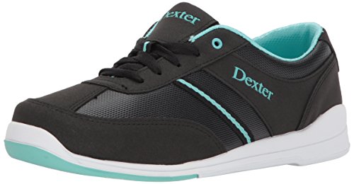 (6 US, Black/Turquoise) - Dexter Dani Bowling Shoes 볼링화