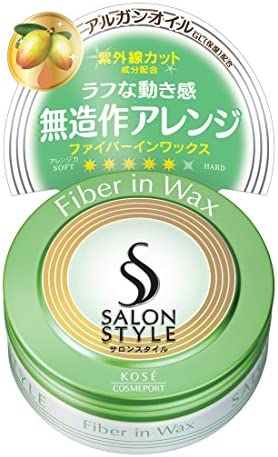 SALON 스타일 살롱 헤어 왁스 유리섬유 72g